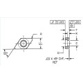 Carbide cimentado Shims-Idsn para alta qualidade